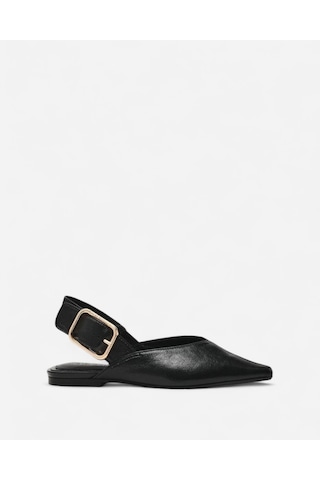 Steve Madden Sıanna Black Leat Kadın Siyah Babet Sıanna