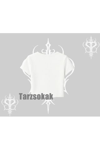 Tarzsokak Babby Tee Tshirt Skull Impact Bone Chilling Street Icon Beyaz