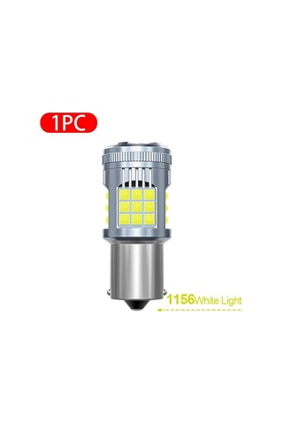 Beyaz Seametal Süper Parlak Led Canbus Işık 1156 Ba15s 1157 Bay15d P21/5w Dönüş Sinyali Için Hata Yok 1156