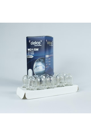 Delco U.s.a T20 Çift Duy W21/5w Halogen Ampul 12 Volt 10 Adet