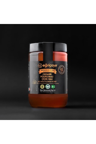 Eğriçayır Organik Polifloralı Çiçek Balı 850 G