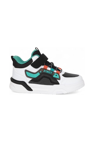 Kidessa 2067 Anatomik Tabanlı Ultra Hafif Unisex Çocuk Beyaz Yeşil Çok Renkli