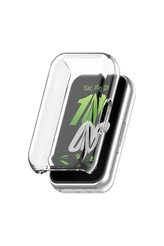 Apsuwa Samsung Galaxy Uyumlu Fit 3 Kordon + Ekran Koruyucu Kasa Şeffaf