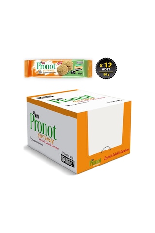 Eti Pronot Glutensiz Zeytinli Kekikli Kurabiye 12 x 80 G