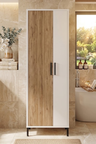 Yurudesign Daisy Çok Amaçlı Dolap Vileda Banyo Dolabı, Keçe-Beyaz Çok Renkli