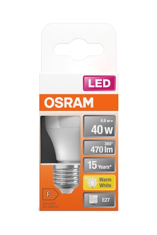 Osram Top Ampül 4.9w E27 Sarı Işık
