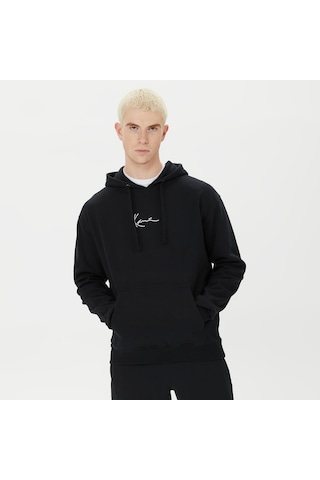 Karl Kani Small Signature Erkek Siyah Hoodie Düz Kkmq12006 Siyah