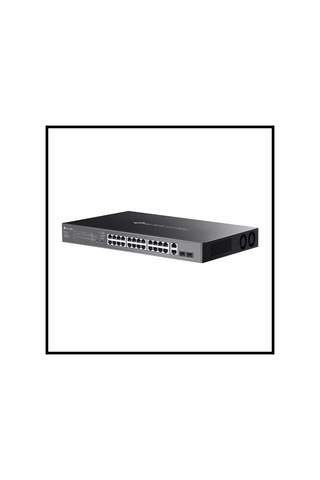 Omada Es228gmp, 28 Port Gigabit, 24 Port Poe+, 2 Port Gigabit Sfp, 384w, Yönetilebilir, Metal Kasa