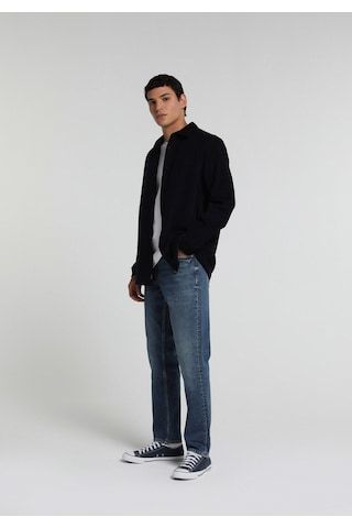 Colin's Colins Regular Fit Shirt Neck Düz Erkek Lacivert Uzun Kol Gömlek Cl1083257 Q1.v2 Nav