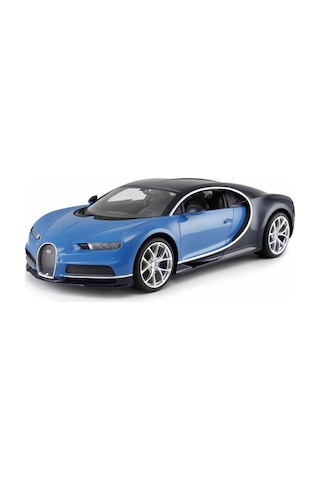 Rastar 1:14 Bugatti Chiron Uzaktan Kumandalı Işıklı Araba Mavi-siyah Çok Renkli