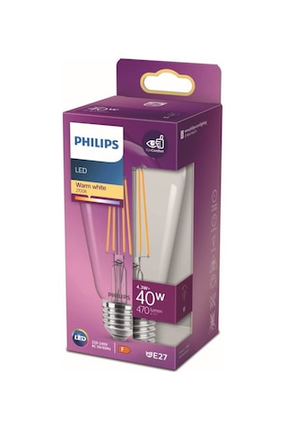 Philips Led Classic 40w St64 E27 Sıcak Beyaz Dim Edilmez Filament