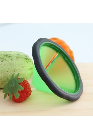 Ccgloball 1 Adet Yaratıcı Patates Havuç Spiral Kesici Huni Şekli Sebze Meyve Kesme Çiçek Oyma Aracı Mutfak Aletleri