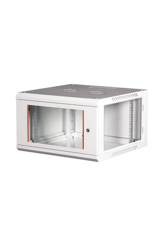 Lande 6u 19" Duvar Tipi Rack Kabinet Genişlik: 600 Mm Derinlik: 600 Mm Açık Gri