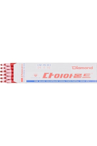 Ipli Konfeksiyon Kırmızı Kalem / Bc-102R 12 Adet