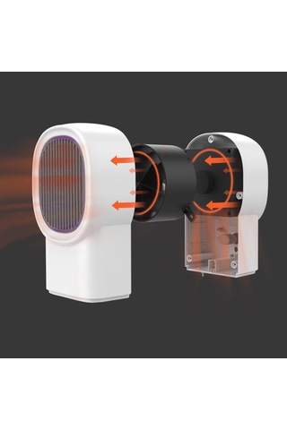 Symbee Masaüstü Isıtıcı Mini Beyaz 220v Avrupa Standartı 2 Saniye Hızlı Isınma Direk Tak Ve Kullandır Güvenli Radyasyonsuz