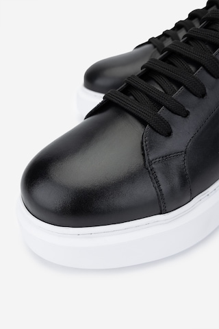 Valmenti Erkek Hakiki Deri Sneakers & Spor Ayakkabı 771 35110 Erk Ayk Y25 Sıyah Dr/byz Siyah - Beyaz
