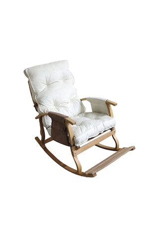 Ivo Office Padişah Ahşap Çift Minderli Çift Cepli Sallanan Sanda