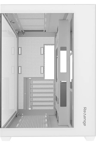 Revenge Supernova 7 RGB Fanlı ATX Temperli Cam Panel Akvaryum Kumandalı Gaming Bilgisayar Kasası Beyaz