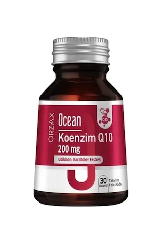 Orzax Ocean Ocean Koenzim Q10 200 Mg 30 Kapsül