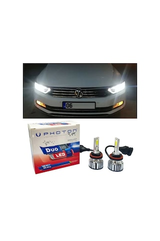 Vw Passat B8 Led Xenon Kısa Far Ampulü H7 Duo Yeni Seri Beyaz
