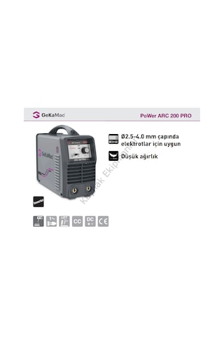 Gedik Arc 200 Pro İnverter Kaynak Makinası