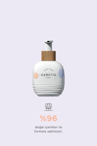 Agnotis Baby Bebekler Için Doğal Içerikli Vücut Sütü 200 ML