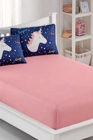 Pes Lastikli Çarşaf Seti Çift Kişilik Magicunicorn Laci Laci