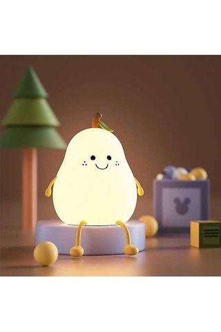 Prestigegoods Ana Sayfa Armut Gece Lambası, Çift Hediye Seti Uyku Gece Lambası Sarı