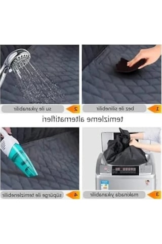 Su Sıvı Geçirmez Araç Koltuk Kılıfı, Evcil Hayvanlar İçin Koruma Örtüsü Acı Kahverengi