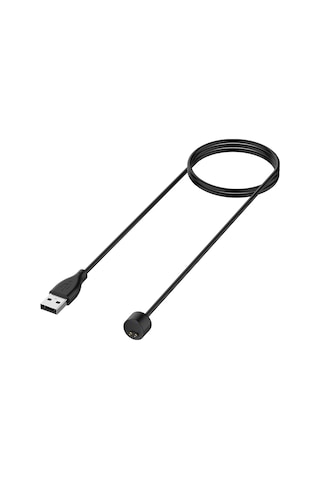 Neevoyu Xiaomi Mi Band 5 İçin Manyetik Usb Şarj Kablosu, 50cm Siyah, 5v Giriş/çıkış, Usb 2.0 Arayüzü, Pc+pvc Malzeme