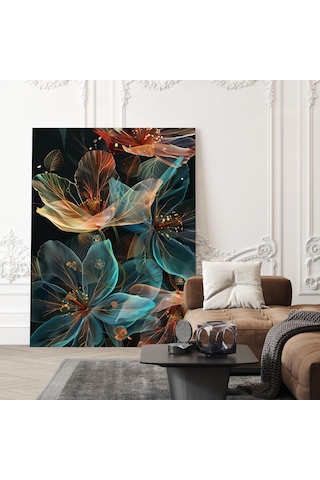 Şeffaf Zarafet Soyut Kanvas Tablo Nv00294