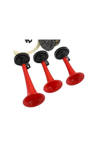 3 Borulu Kompresörlü Havalı Korna 12v