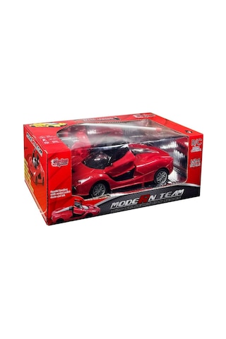 Uzaktan Kumandalı Şarjlı Araba 1:18 Full Fonksiyon Işıklı Ve Otomatik Kapıları Açılan Yarış Arabası