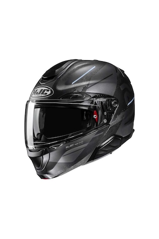 Hjc Rpha91Blat MC5SF Kapalı Motosiklet Kaskı Gri Siyah