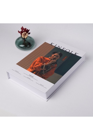 Bak Gel Al Kitap Görünümlü Dekoratif Kutu, Iskandinav Tarzı Gizli Saklama Kutusu Kınfolk