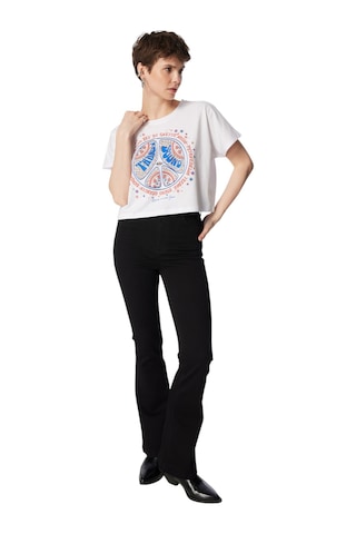 Lee Cooper Kadın T-shirt .242 Lcf 242002 Beyaz