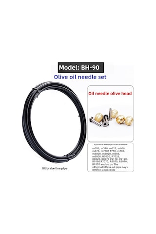 Teltree Yetişkin Bisikletleri İçin Yüksek Performanslı Nilon Örgülü Hidrolik Fren Hortumu Seti Bh90, Tam Set