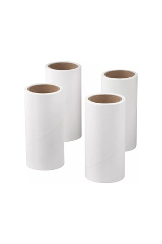 Ikea Bastıs Ikea Giysi İçin Değiştirilebilir Yapışkan Rulolar, 4 Adet 229065384 Beyaz