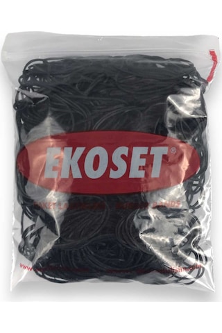 Ekoset 500 Adet 70 MM Siyah Para Lastiği