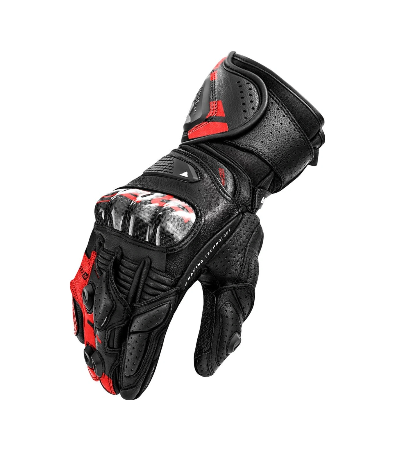 Shima Rs-3 Korumalı Motosiklet Eldiveni Kırmızı