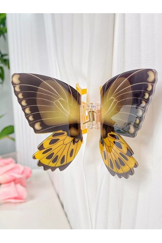 Symbol Kelebek Canlı Saç Tokası 230890013 Gri