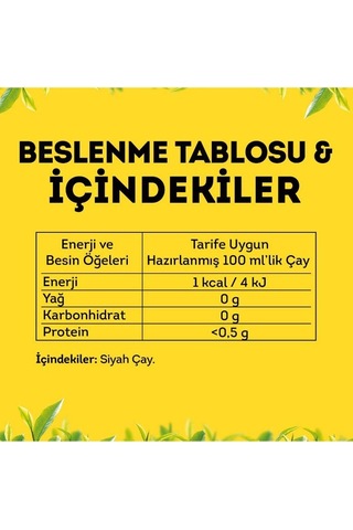 Lipton Yellow Label 100'lu Demlik Poset Cay