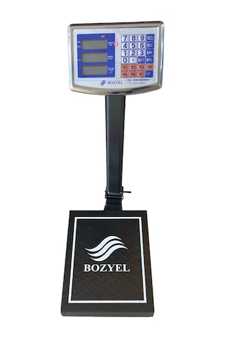 Bozyel Dijital Elektronik Terazi Kantar Katlanabilir Gövde 150 Kg