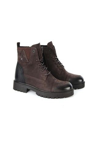 Pierre Cardin Erkek Casual Bot 77650 - Kahverengi Nubuk Kahverengi
