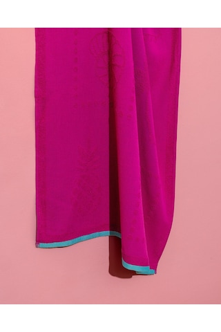 Sorle %100 Pamuk Plaj Havlusu - Fuşya - 70x150 Cm 8684427222867 Pembe