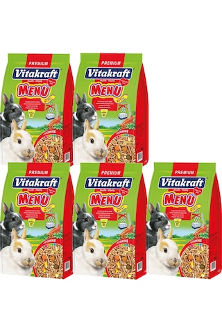 Vitakraft Tavşan Yemi 5 Adet 1000 Gram Vitakraft Tavşan Yemi 5 Adet 1000 Gram
