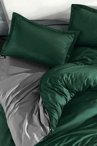 İqon Lastikli Çarşaflı Nevresim Takımı Tek Kişilik Military Green Military Green