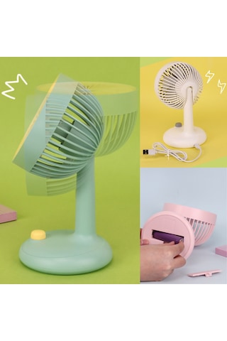 Glr Tech Ym88160 Ev-ofis-okul Mini Boy Fan - Yeşil