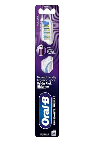 Pro-3dwhite Pulsar Beyazlık Pilli Diş Fırçası, Orta Sertlik