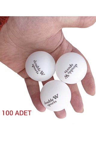 100 Adet Beyaz Masa Tenisi Topu Pinpon Topu Başlangıç Seviyesi
